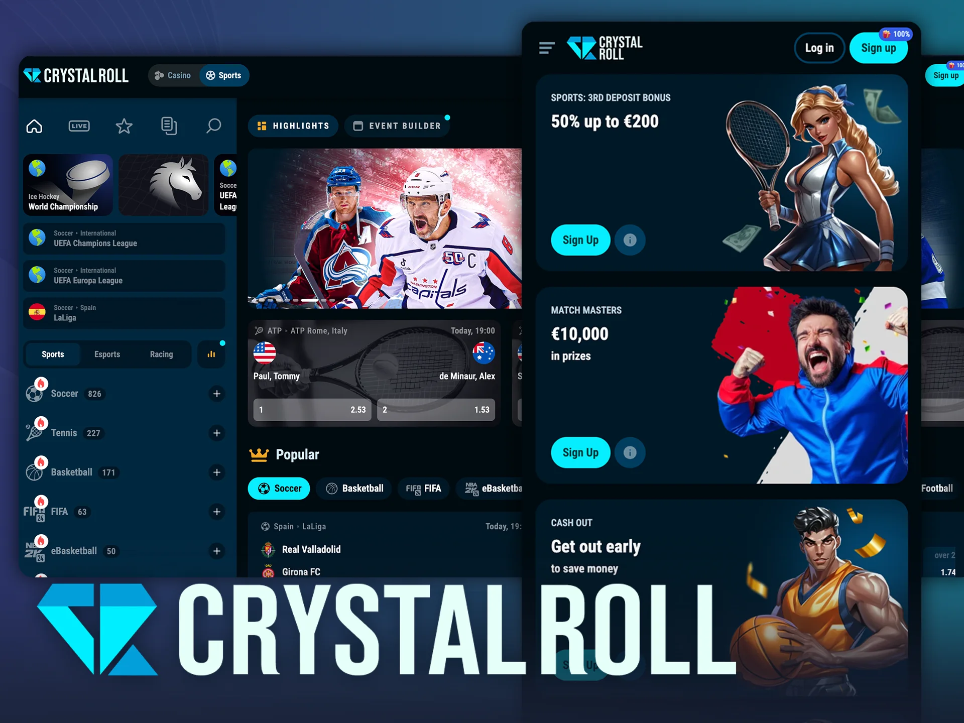 Ontdek sport bonussen en boost je weddenschappen bij CrystalRoll.