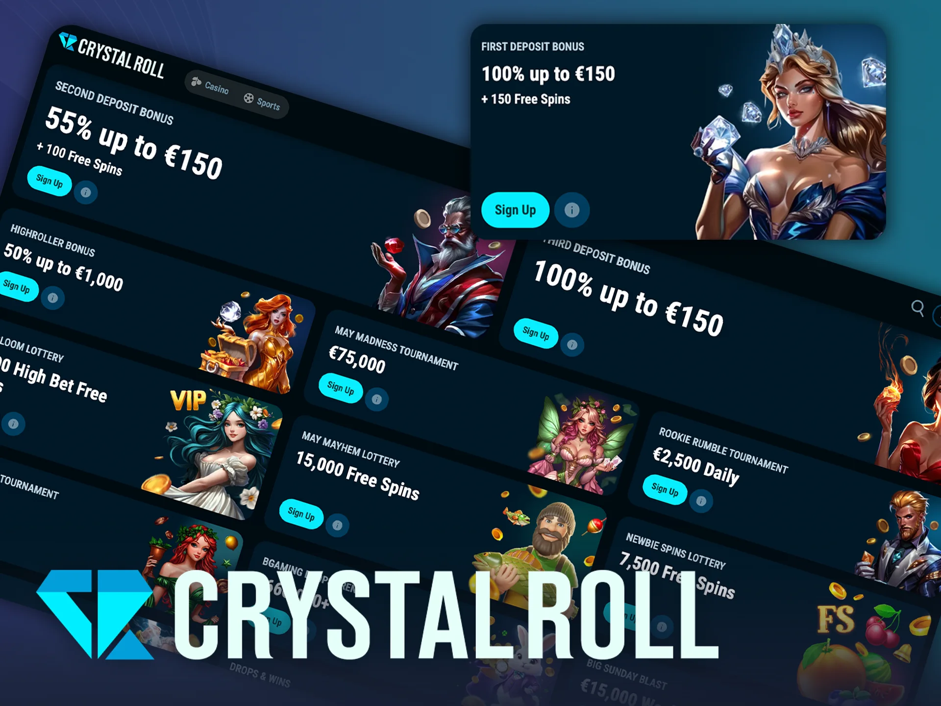 Ontvang exclusieve CrystalRoll casino bonussen vandaag nog.
