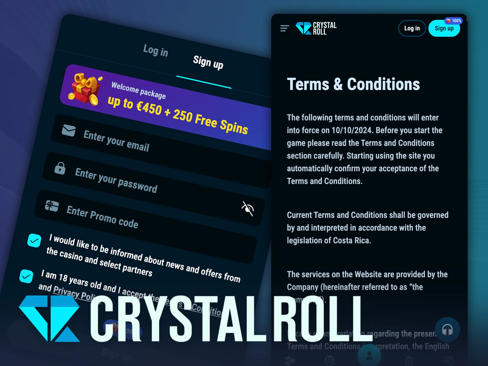 Bekijk welke beperkingen gelden bij CrystalRoll registratie.